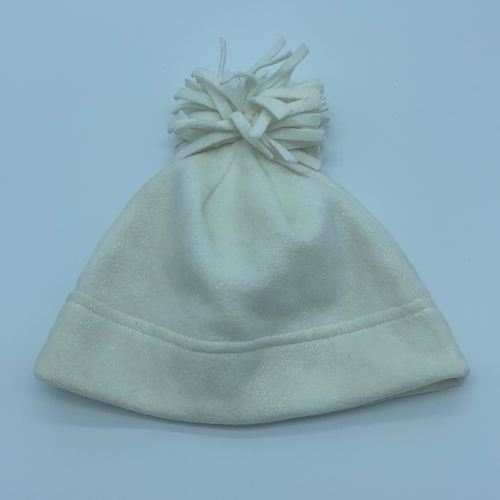 Old Navy Girls Sparkle White Hat Size S/M